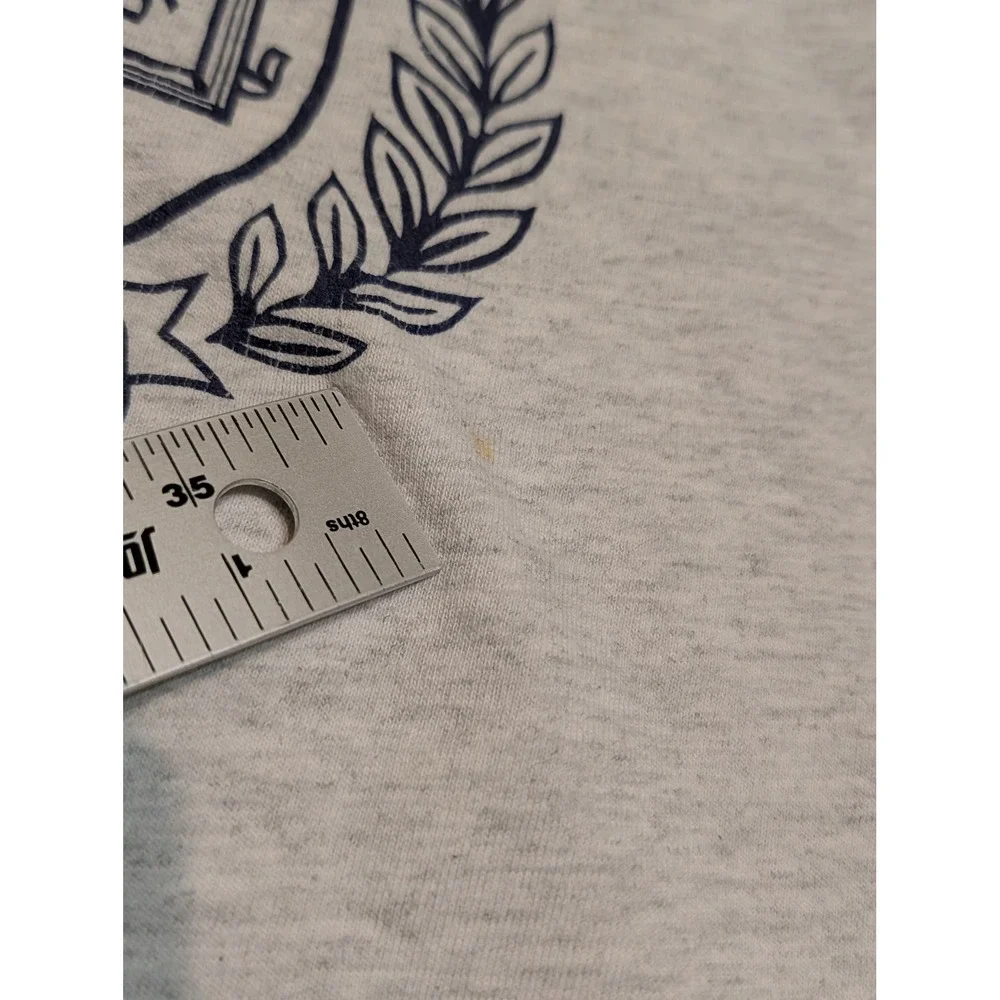 Champion Yale University Graphic T-Shirt Heather Gray Mens XXL Ivy League Crest - Picture 4 of 6